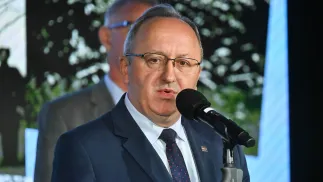 Zastępca prezesa Instytutu Pamięci Narodowej Karol Polejowski. Fot. PAP/Piotr Nowak