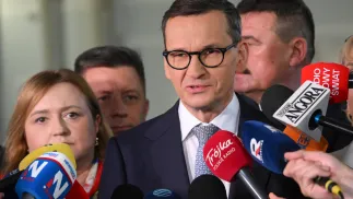 Mateusz Morawiecki. Photo: PAP/Radek Pietruszka