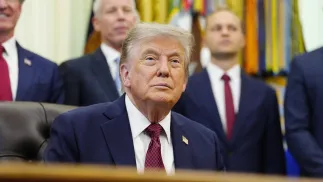 Дональд Трамп. Fot. PAP/EPA/BONNIE CASH / POOL