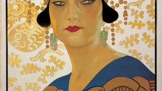 "Turandot" - plakat zapowiadający prapremierę. Fot. Leopoldo Metlicovitz, Public domain, via Wikimedia Commons