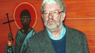 Profesor Jerzy Nowosielski, 1995 r. Fot. PAP/Jacek Bednarczyk