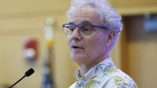 Prof. Victor Robert Ambros. Fot. PAP/EPA/CJ GUNTHER