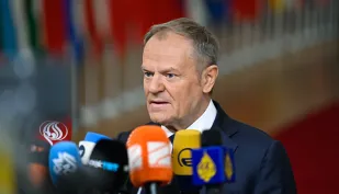 Premier Donald Tusk. Fot. PAP/Wiktor Dąbkowski