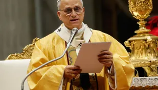 Papież Leon XIV. Fot. PAP/EPA/GIUSEPPE LAMI