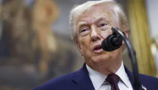 Donald Trump Fot. PAP/EPA/WILL OLIVER/POOL