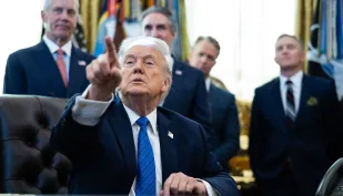 Donald Trump Fot. PAP/EPA/FRANCIS CHUNG / POOL