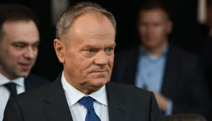 Premier Donald Tusk. Fot. PAP/Albert Zawada
