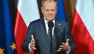 Premier Donald Tusk. Fot. PAP/Radek Pietruszka