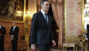 Premier Hiszpanii Pedro Sanchez. Fot. PAP/EPA/DANIEL GONZALEZ