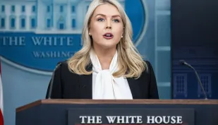 Karoline Leavitt. Fot. EPA/BONNIE CASH / POOL 
