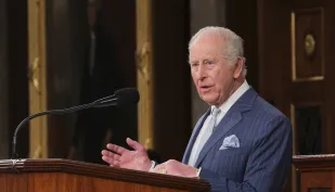 Król Karol III. Fot. PAP/EPA/KYLIE COOPER / POOL