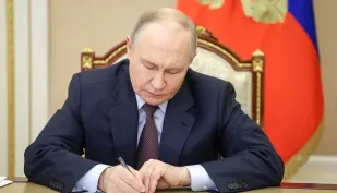 Władimir Putin Fot. PAP/EPA/ALEXANDER KAZAKOV/SPUTNIK/KREMLIN POOL