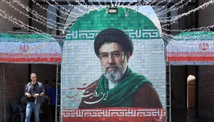 Teheran. Fot. PAP/EPA/ABEDIN TAHERKENAREH