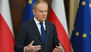 Premier Donald Tusk. Fot. PAP/Radek Pietruszka