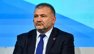 Minister sprawiedliwości RP, prokurator generalny Waldemar Żurek. Fot. PAP/Marcin Gadomski