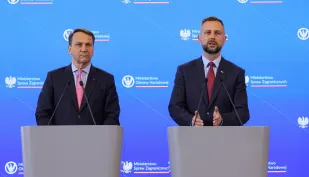 Radosław Sikorski i Władysław Kosiniak-Kamysz Fot. PAP/Paweł Supernak