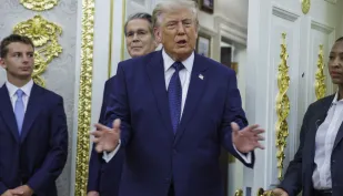 Donald Trump Fot. PAP/EPA/SHAWN THEW / POOL