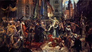 Jan Matejko, „Konstytucja 3 Maja 1791 roku” /Zamek Królewski w Warszawie