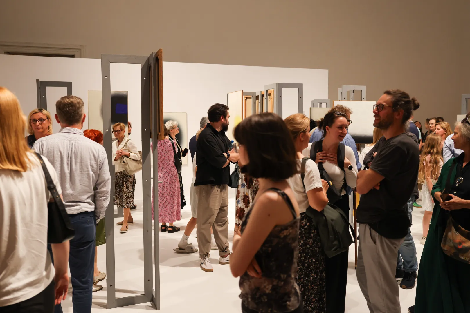 Wystawa "Przestrzenie" w Zachęcie – Narodowej Galerii Sztuki w Warszawie. Fot. PAP/Albert Zawada