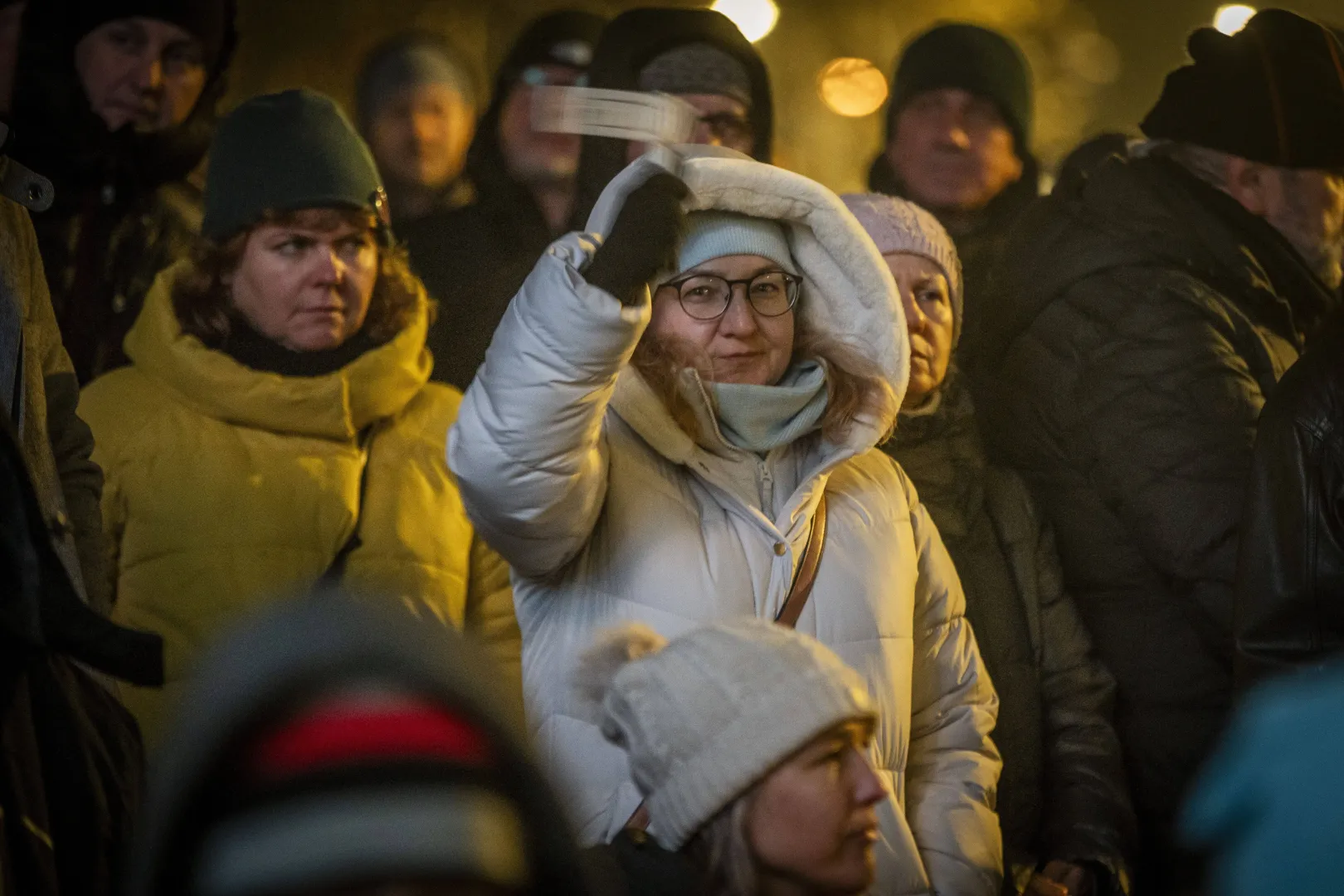 Protesty na Słowacji. Fot. PAP/EPA/JAKUB GAVLAK