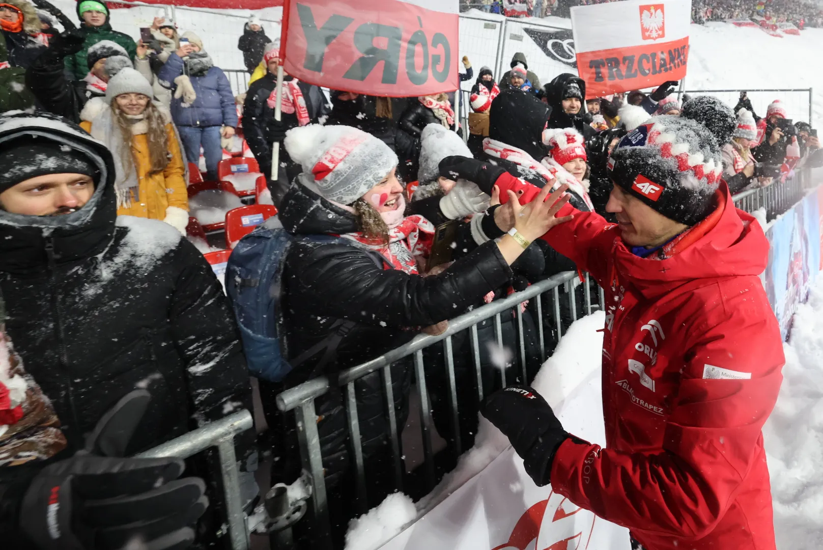 Polak Kamil Stoch podczas zawodów Pucharu Świata w skokach narciarskich w Zakopanem. Fot. PAP/Grzegorz Momot