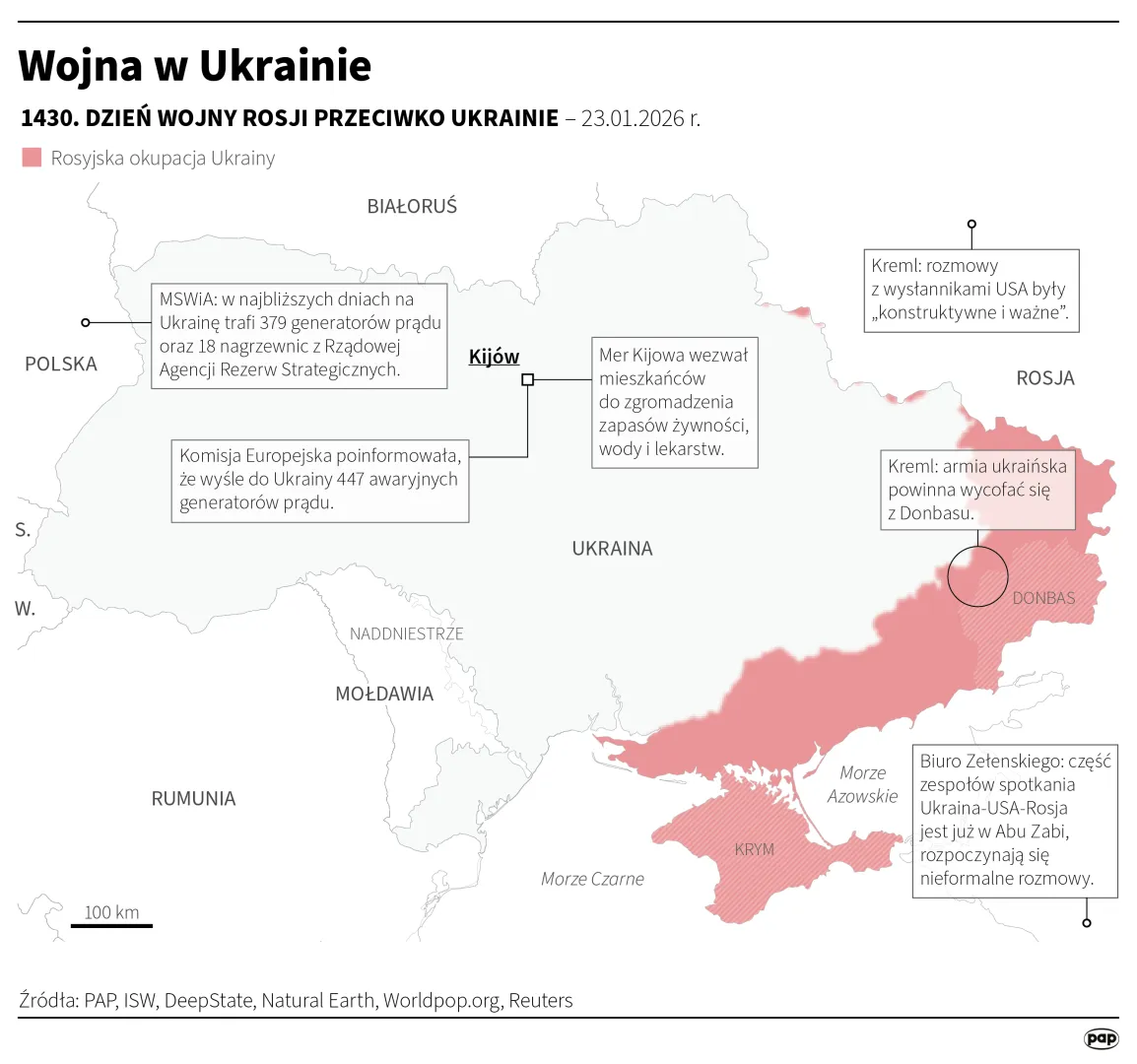 Wojna w Ukrainie, autor: PAP/Michał Czernek