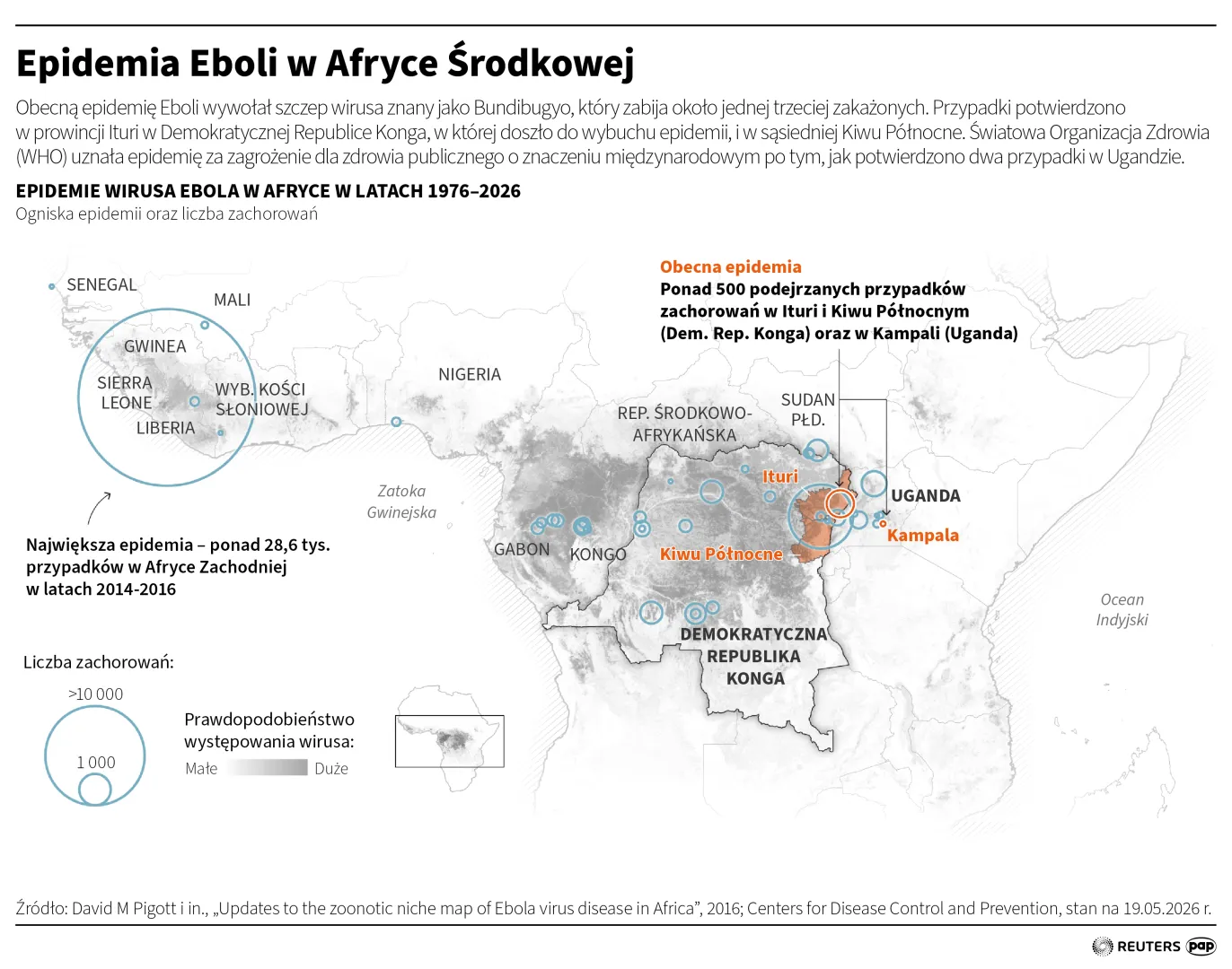 Epidemia Eboli w Afryce Środkowej, autor: PAP/REUTERS/Michał Czernek