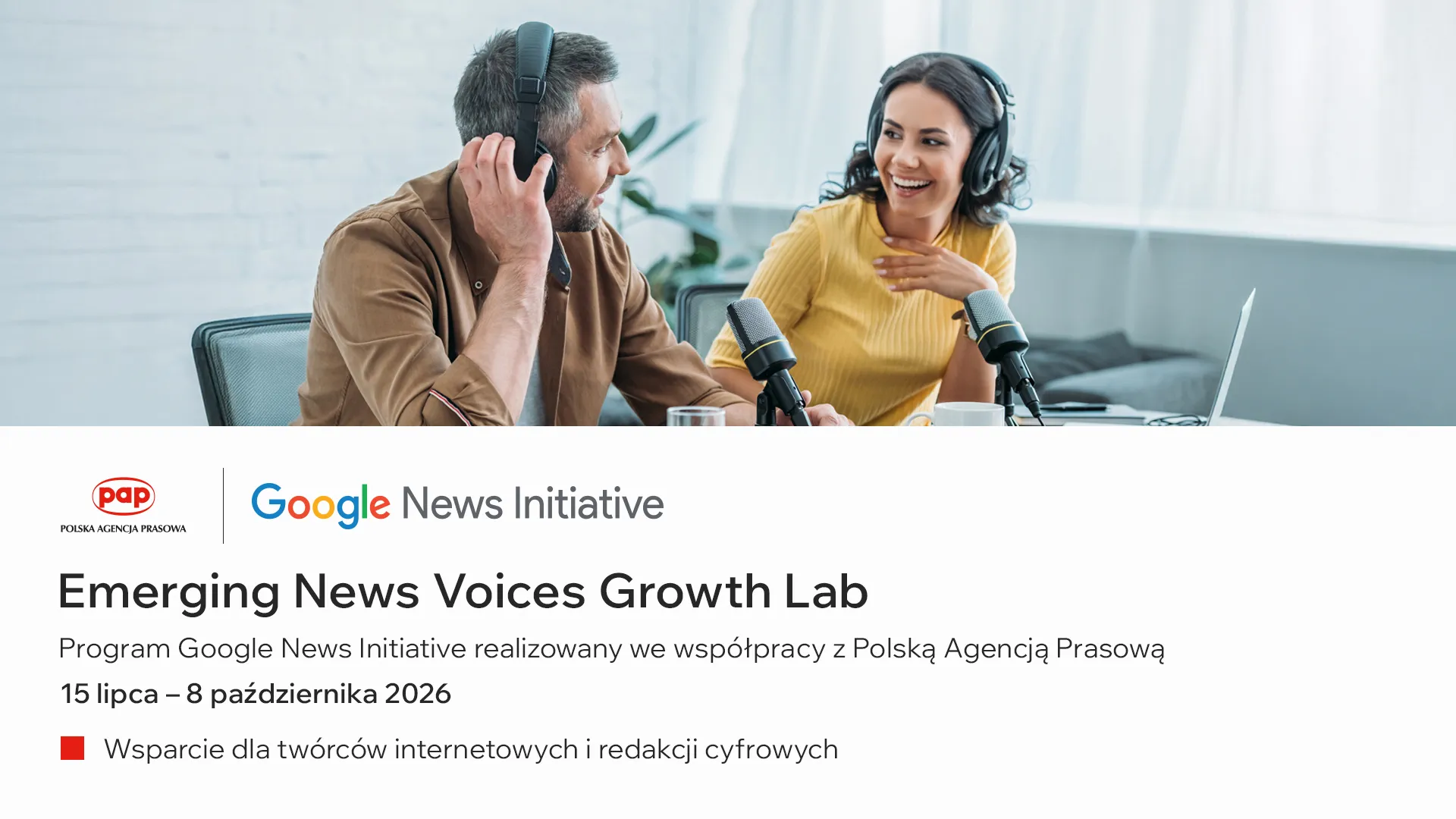 Google i PAP uruchamiają program dla niezależnych mediów i twórców