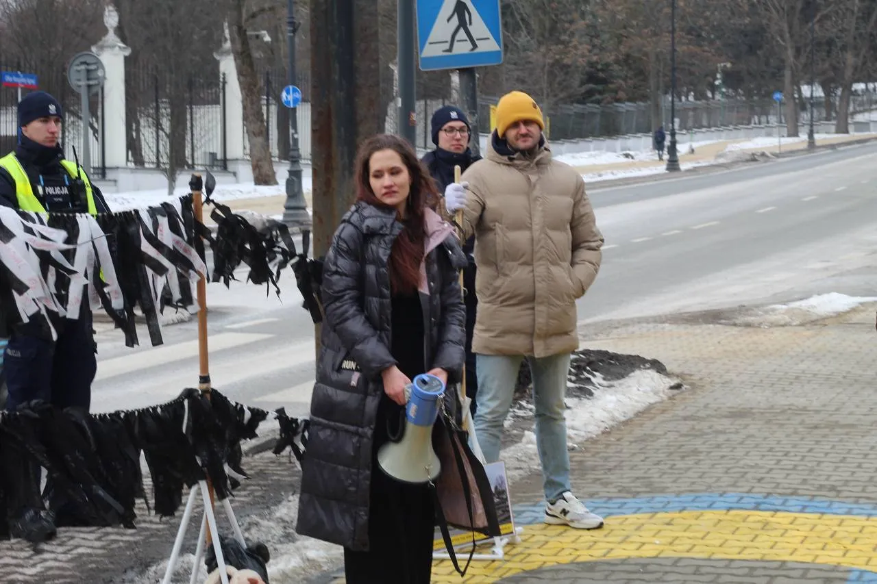 Akcja „Strichka” w Warszawie. Fot. PAP/Ihor Usatenko