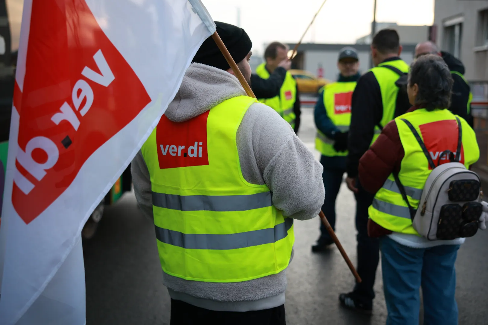 Strajki w niemieckiej komunikacji publicznej. Fot. PAP/EPA/CLEMENS BILAN