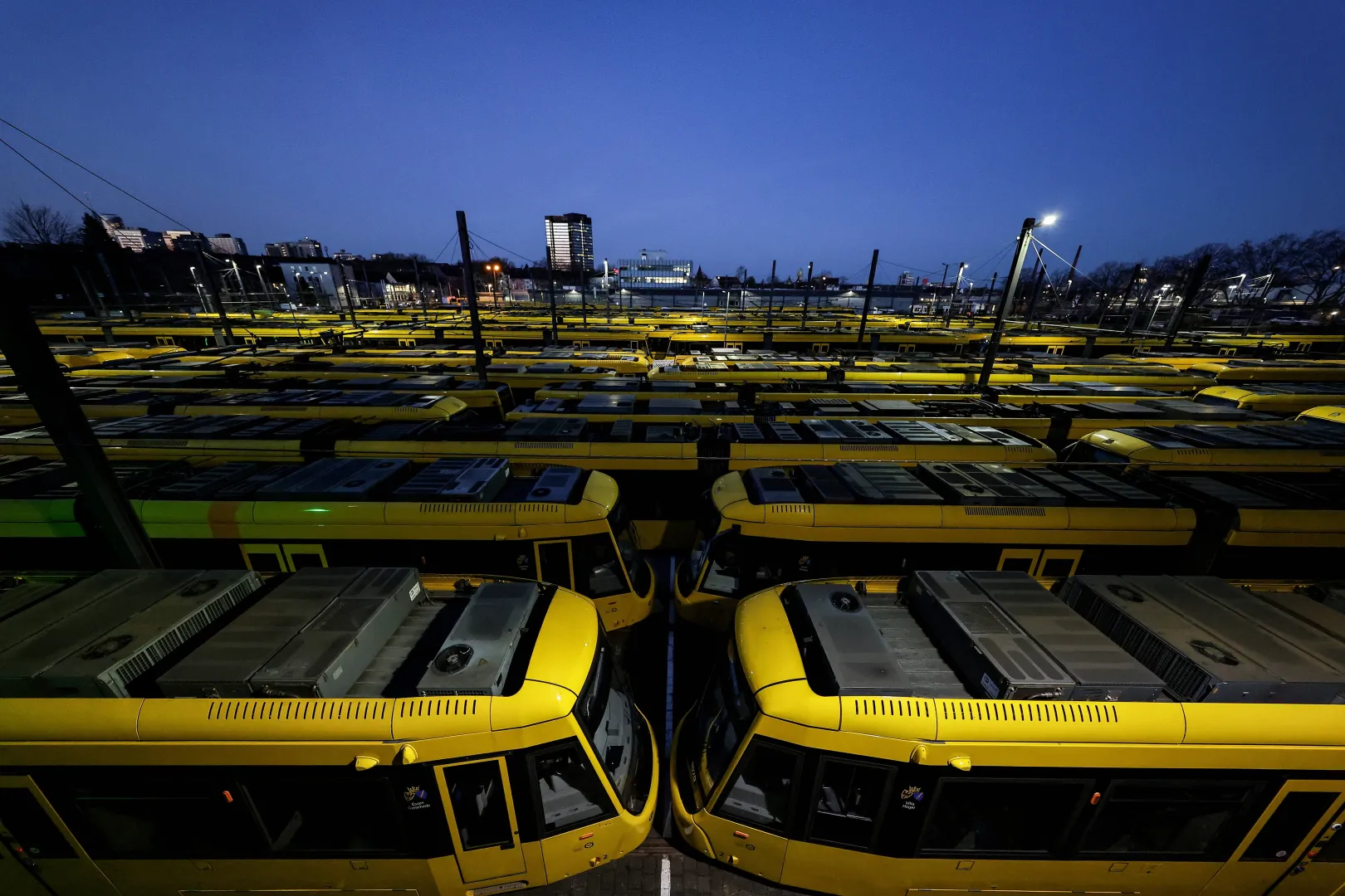 Strajki w niemieckiej komunikacji publicznej. Fot. PAP/EPA/FRIEDEMANN VOGEL