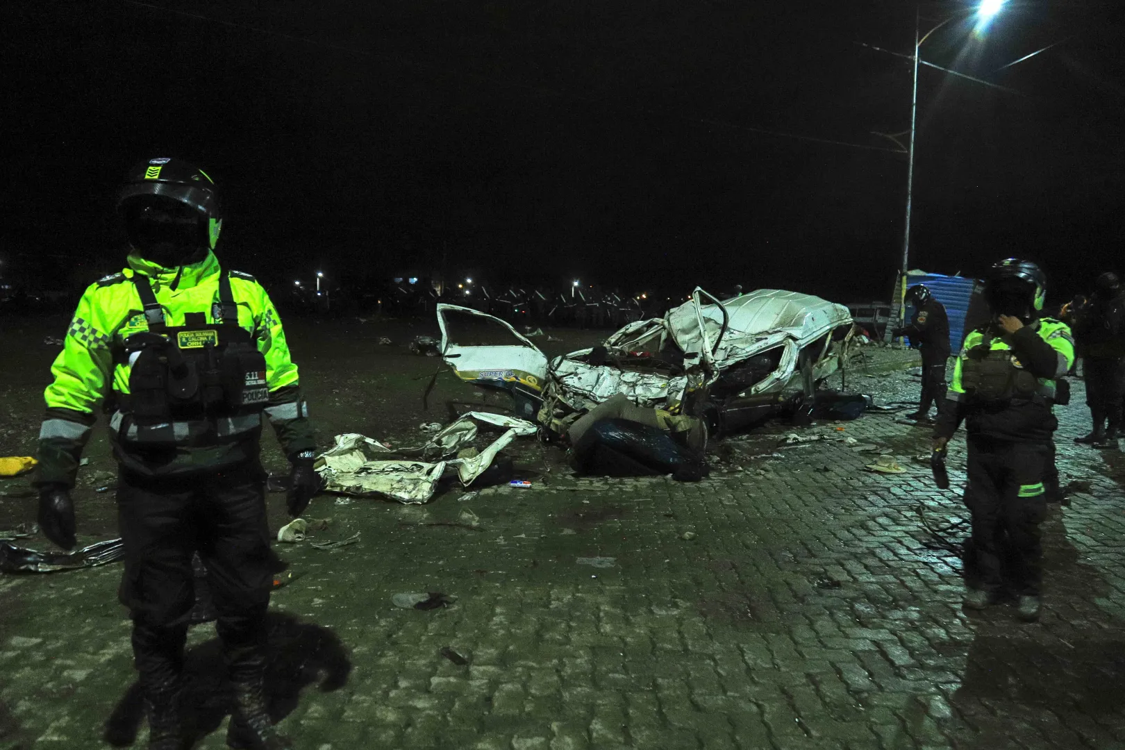 Miejsce katastrofy Fot. PAP/EPA/Gabriel Márquez