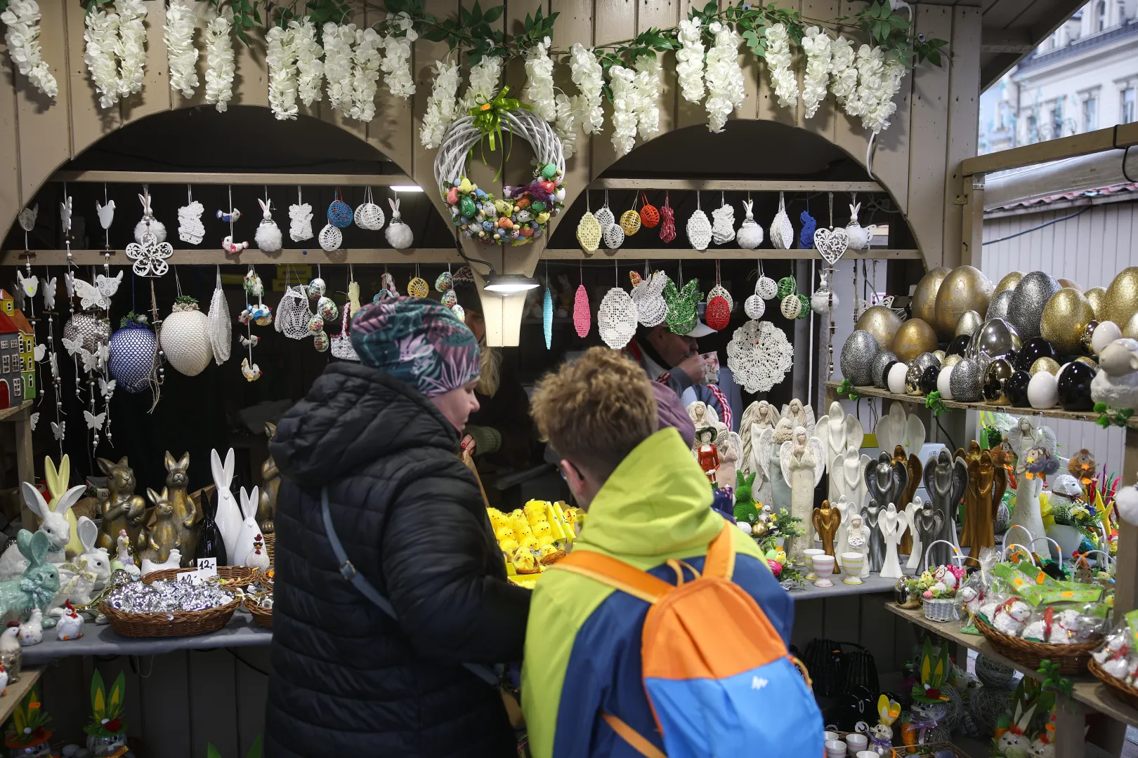 Otwarcie Jarmarku Wielkanocnego na Rynku Głównym w Krakowie. Fot. PAP/Łukasz Gągulski