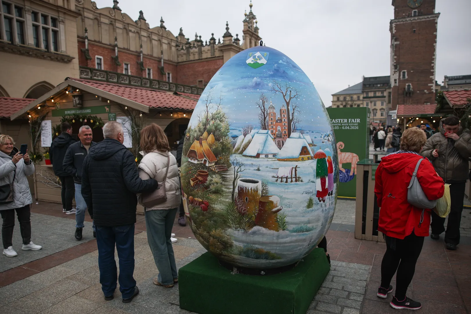 Otwarcie Jarmarku Wielkanocnego na Rynku Głównym w Krakowie. Fot. PAP/Łukasz Gągulski