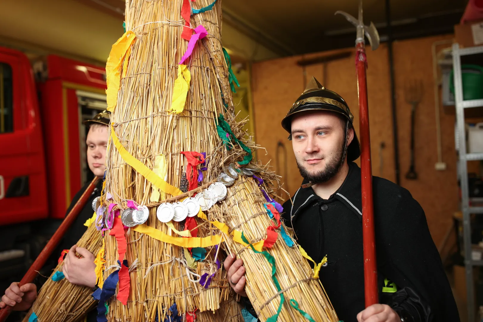 Pochód z Judoszem na ulicach Skoczowa. Fot. PAP/Jarek Praszkiewicz