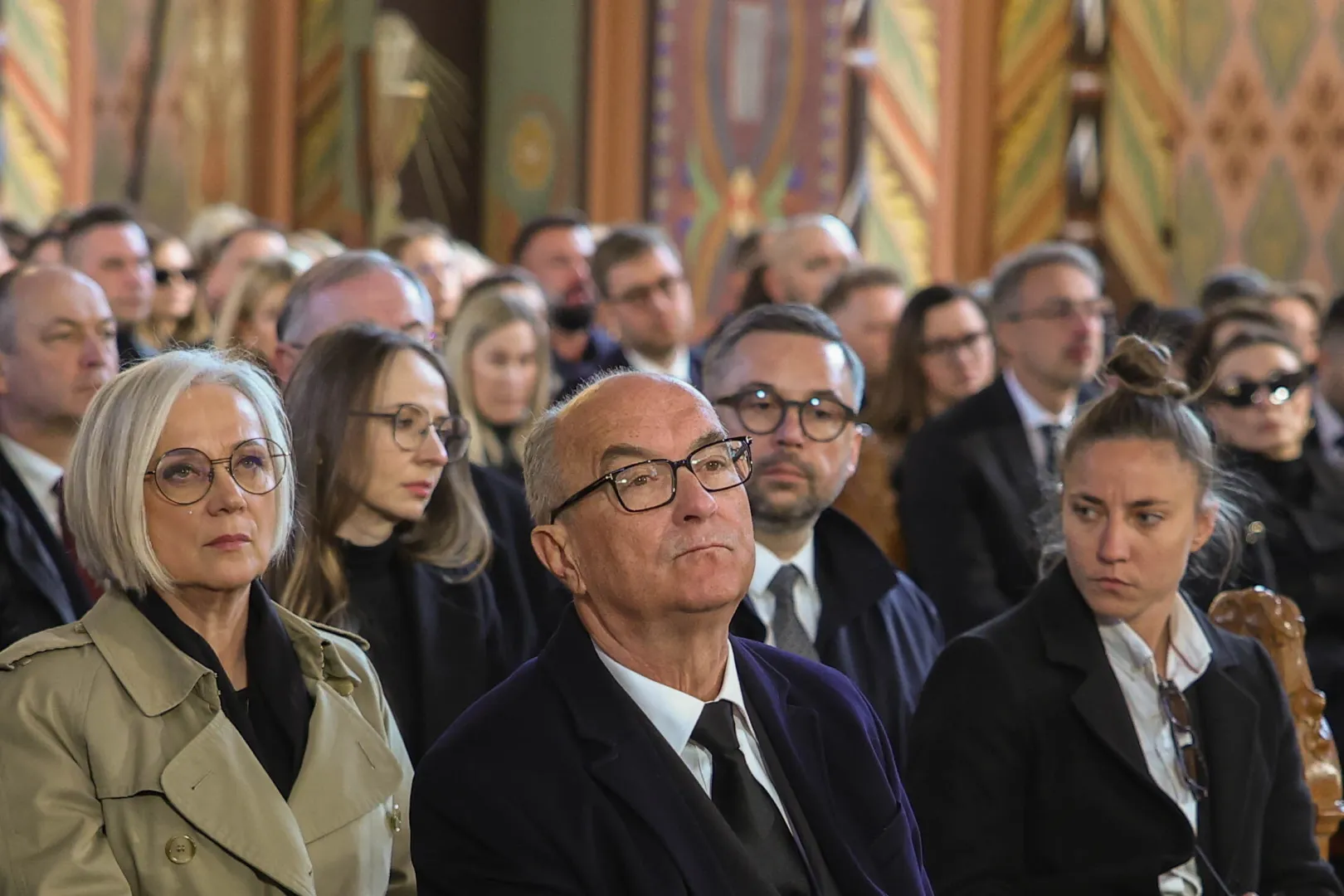 Msza święta żałobna w intencji posła Lewicy Łukasza Litewki w kościele parafii rzymskokatolickiej pw. św. Joachima w Sosnowcu. Fot. PAP/Jarek Praszkiewicz