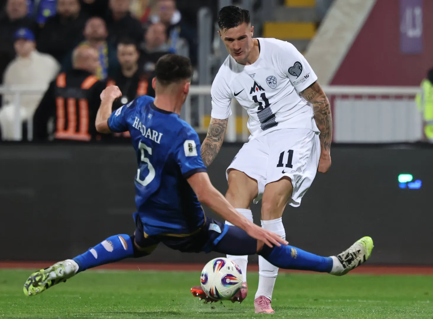 Benjamin Sesko. Fot. PAP/EPA/GEORGI LICOVSKI