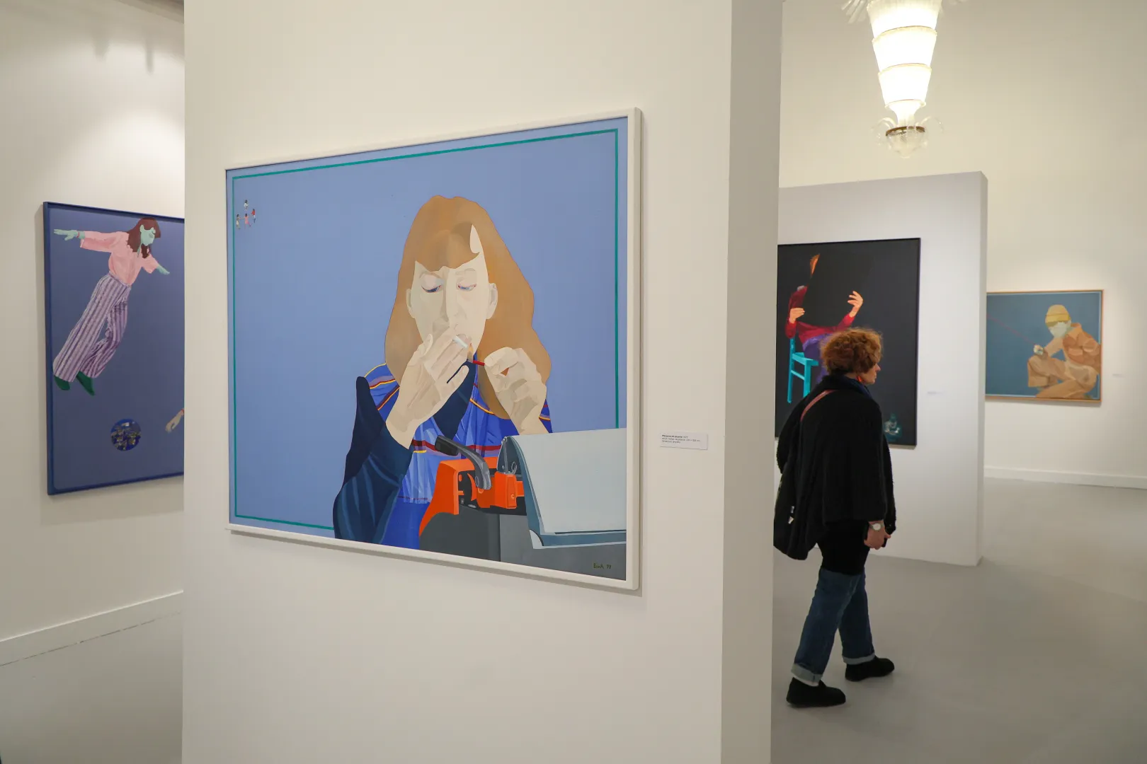 Warszawa, 14.04.2026. Otwarcie wystawy Ewy Kuryluk „Kangór w Operze” w Galerii Opera Teatru Narodowego w Warszawie. Fot. PAP/Paweł Supernak