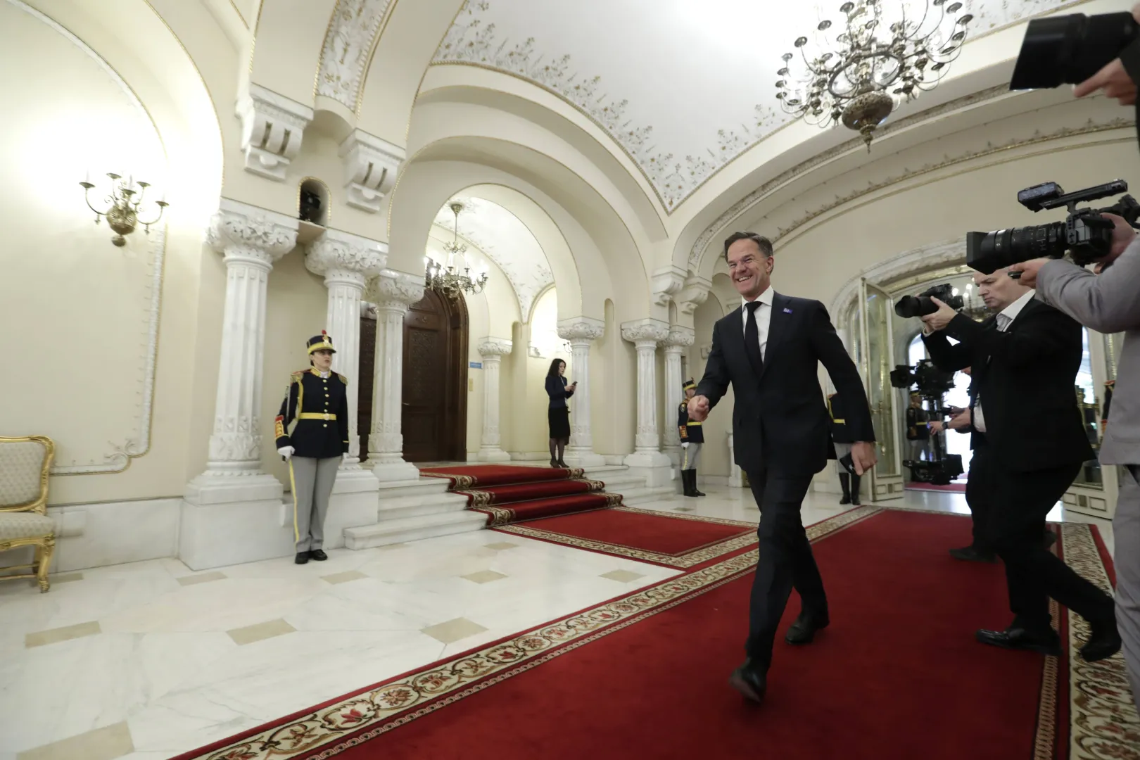 W Bukareszcie odbywa się szczyt państw B9 i krajów nordyckich. Fot. PAP/	ROBERT GHEMENT