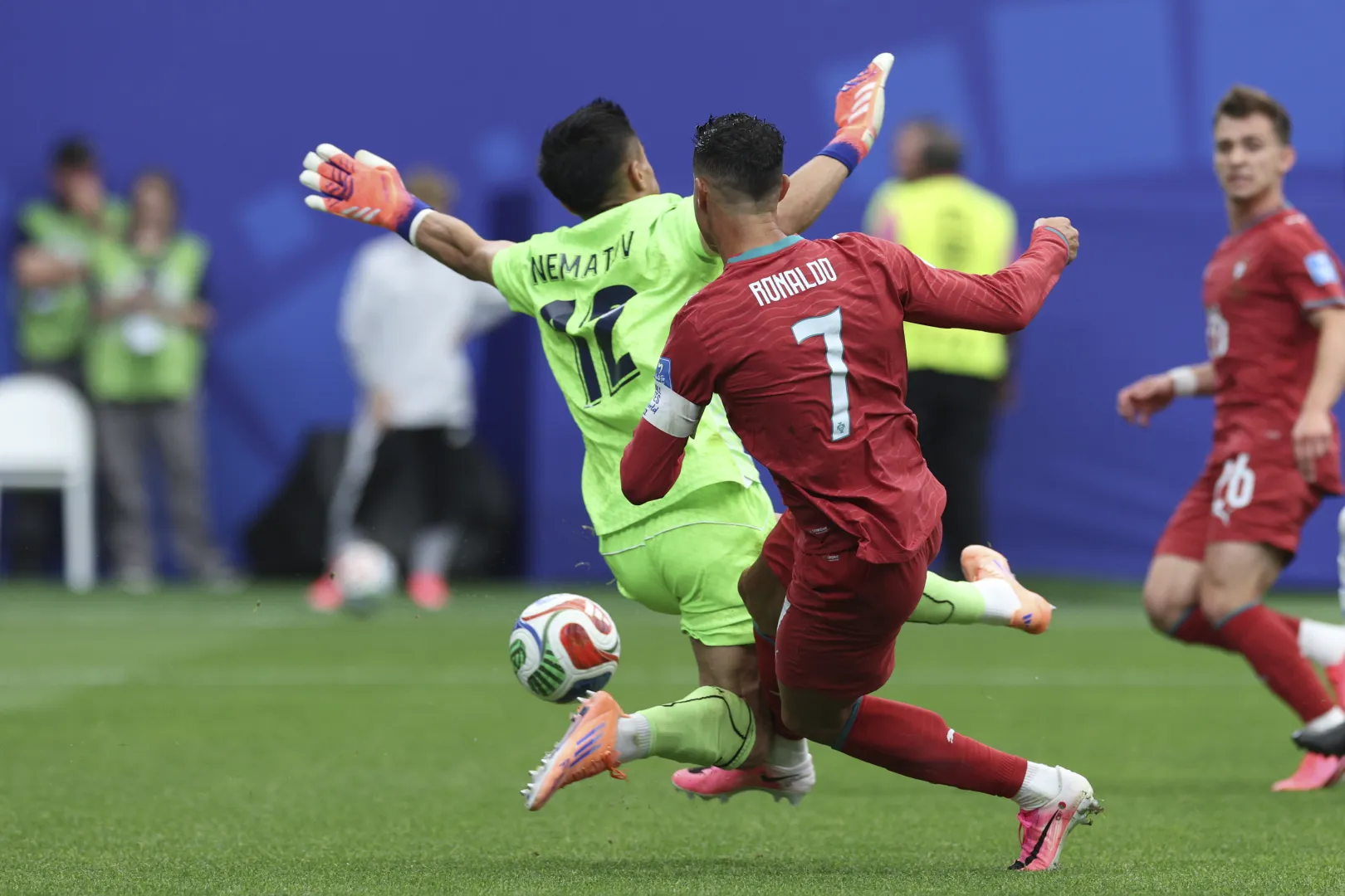 Cristiano Ronaldo. Fot. PAP/EPA/MIGUEL A. LOPES