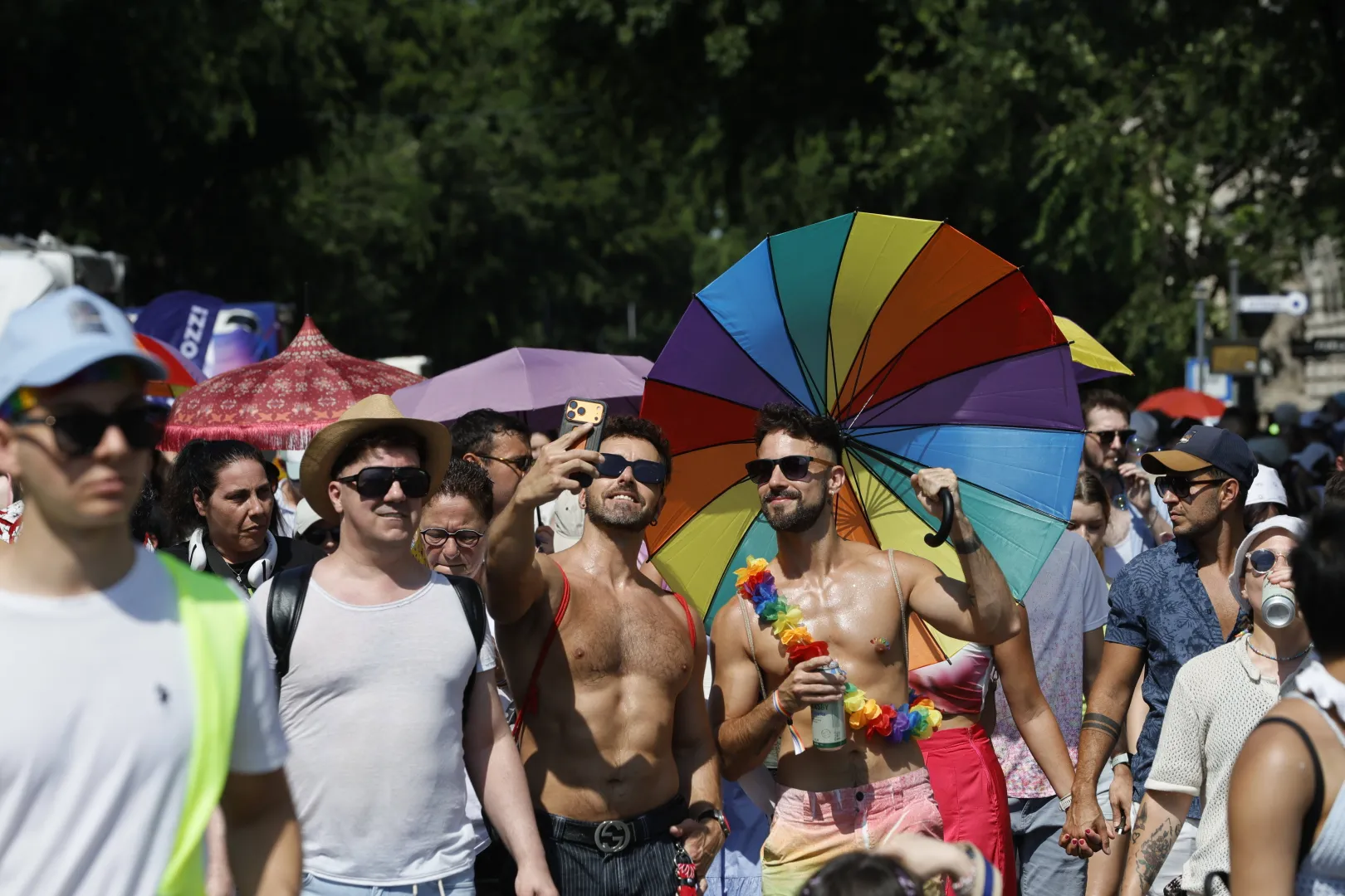 Parada Równości w Budapeszcie. Fot. EPA/Zoltan Kocsis