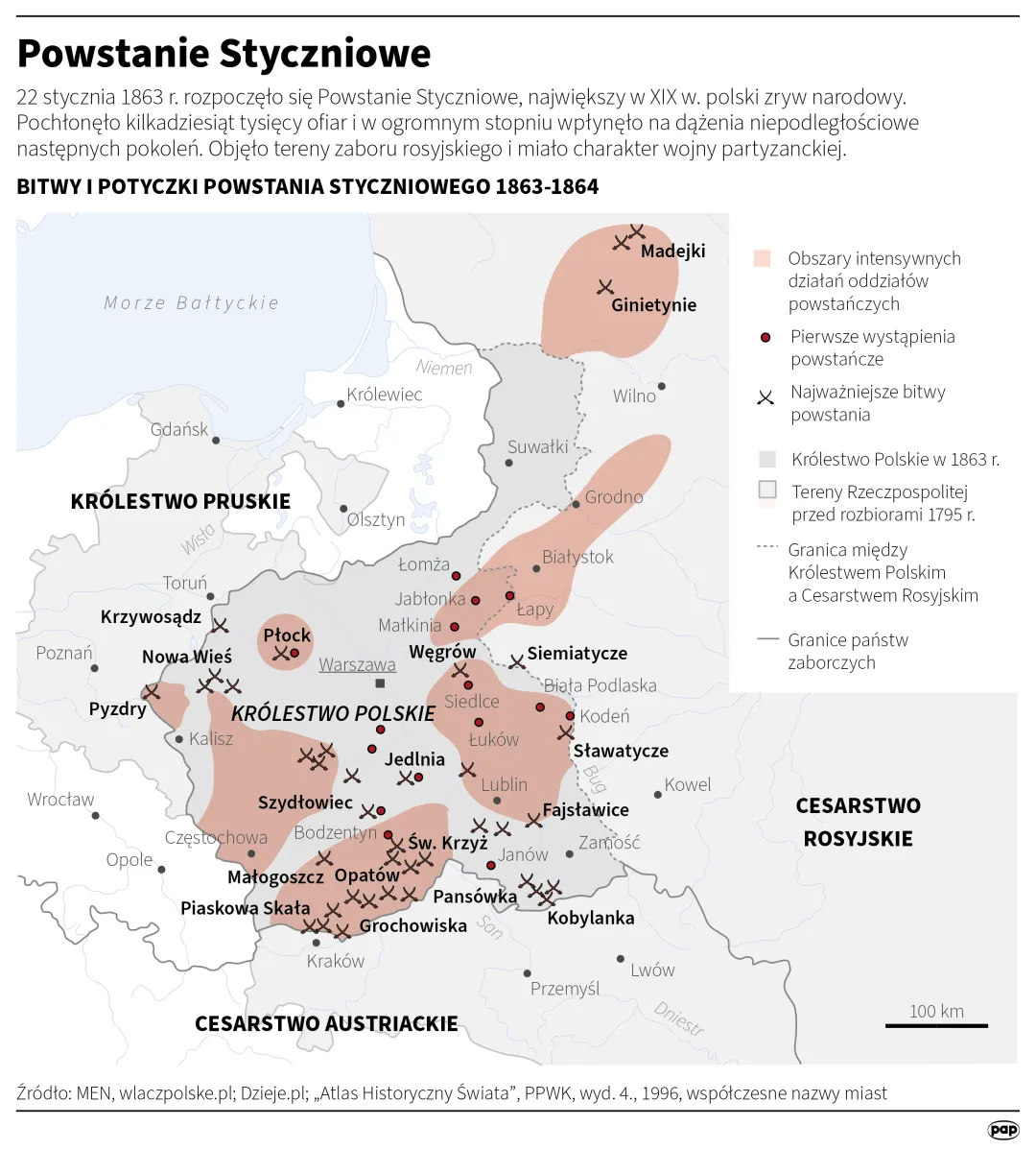 Powstanie Styczniowe. Autor: Maciej Zieliński, Adam Ziemienowicz