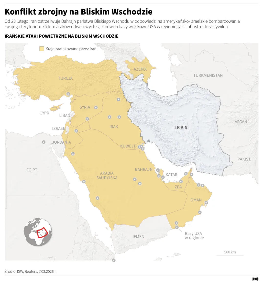 Konflikt zbrojny na Bliskim Wschodzie. Autor: Adam Ziemienowicz