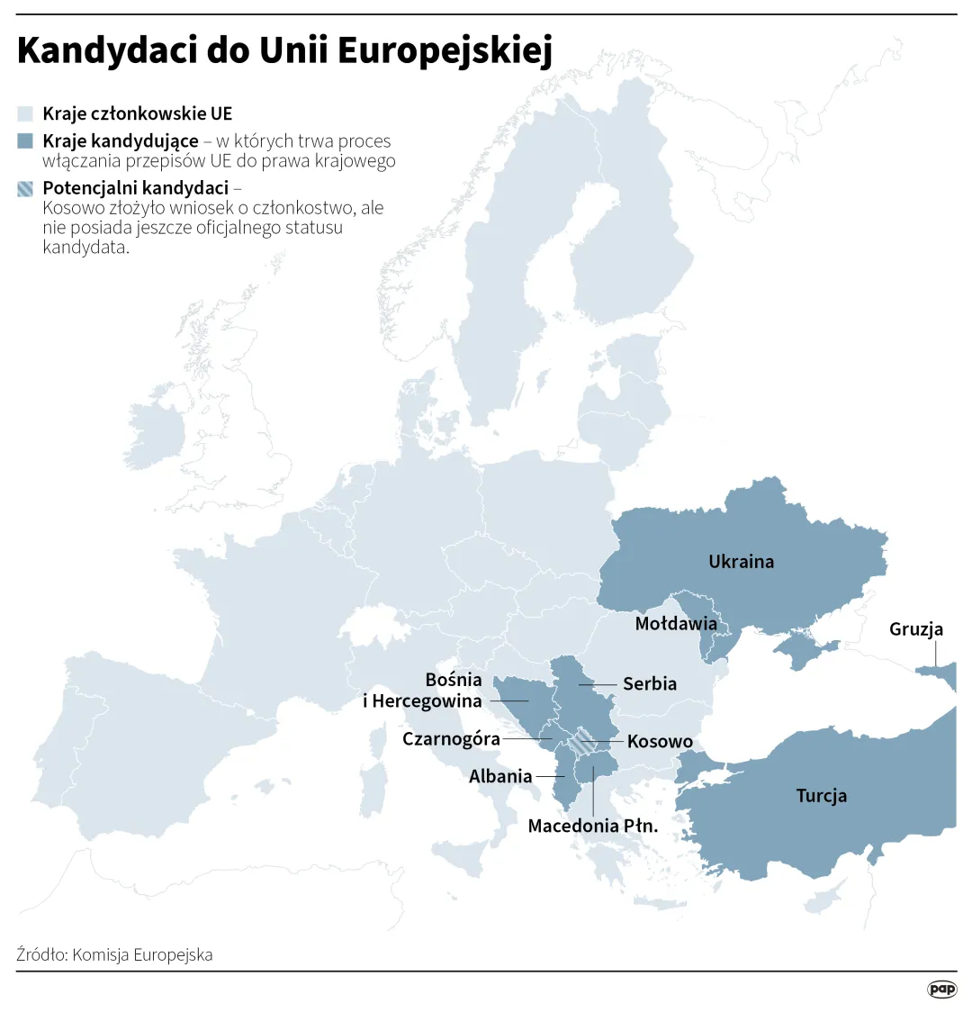 Kandydaci do Unii Europejskiej. Autor: Adam Ziemienowicz