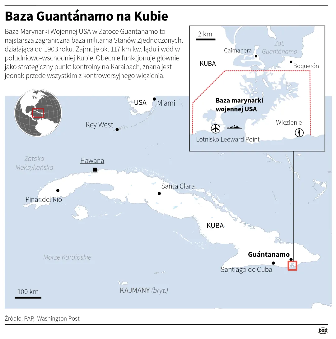 Baza Guantánamo na Kubie, autor: PAP/Adam Ziemienowicz