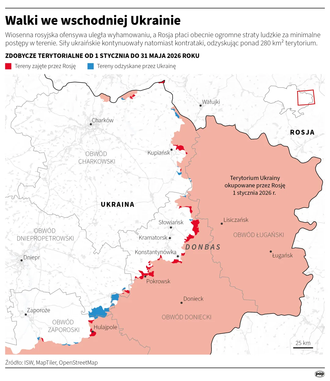 Walki we wschodniej Ukrainie. Autor: Michał Czernek