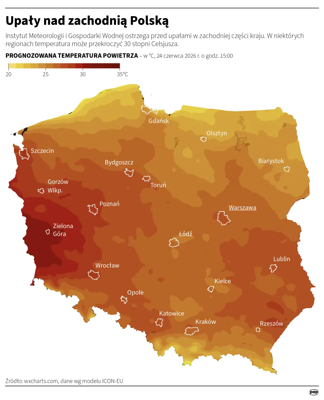 Upały nad Polską Autor: PAP/Michał Czernek