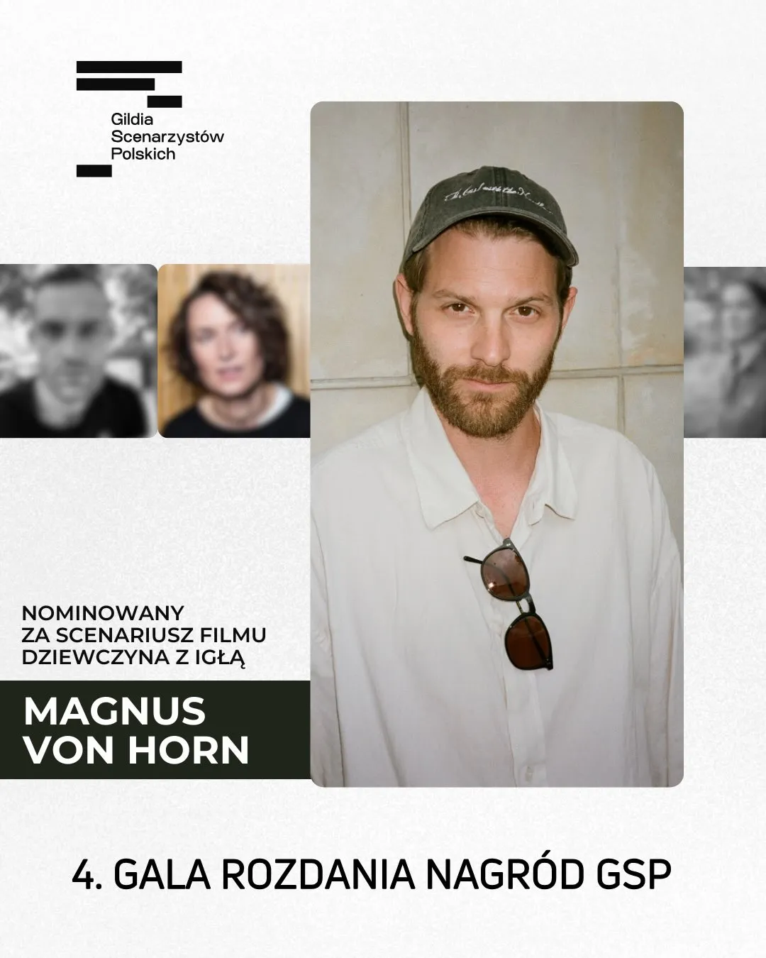 Magnus von Horn. Fot. Gildia Scenarzystów Polskich/Facebook