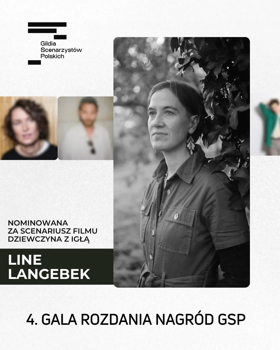 Line Langebek. Fot. Gildia Scenarzystów Polskich/Facebook