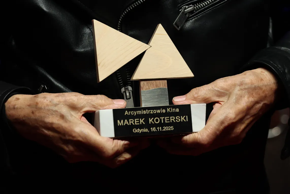 Reżyser Marek Koterski odebrał nagrodę Arcymistrza Kina Fot. PAP/Adam Warżawa